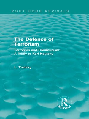 cover image of The Defence of Terrorism (Routledge Revivals)
